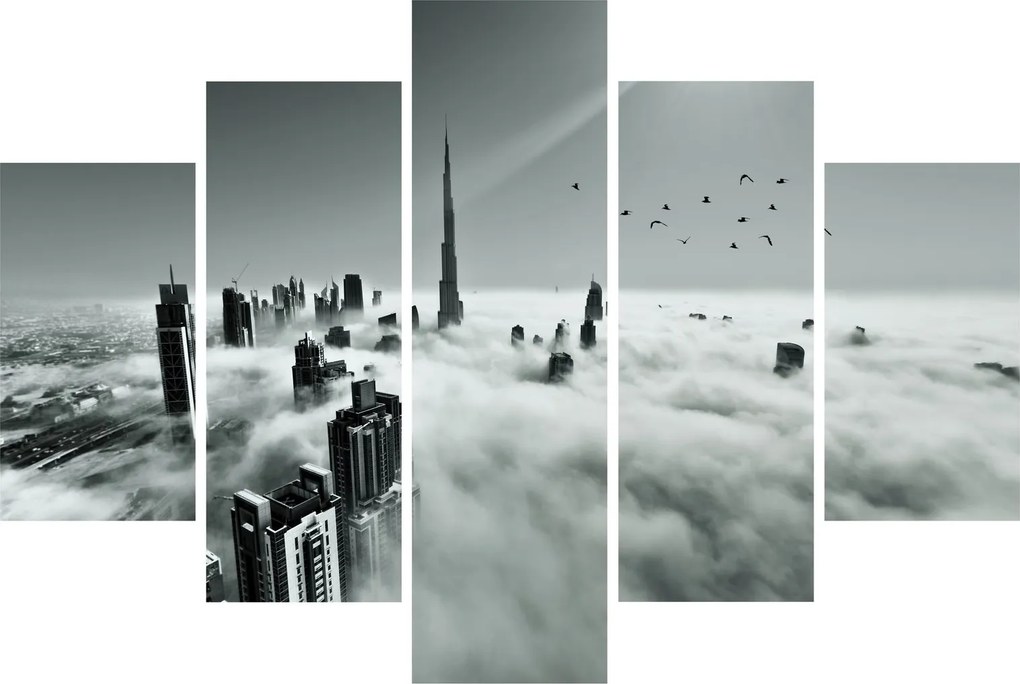 Kép - Felhőkarcolók Dubaiban (150x105 cm)