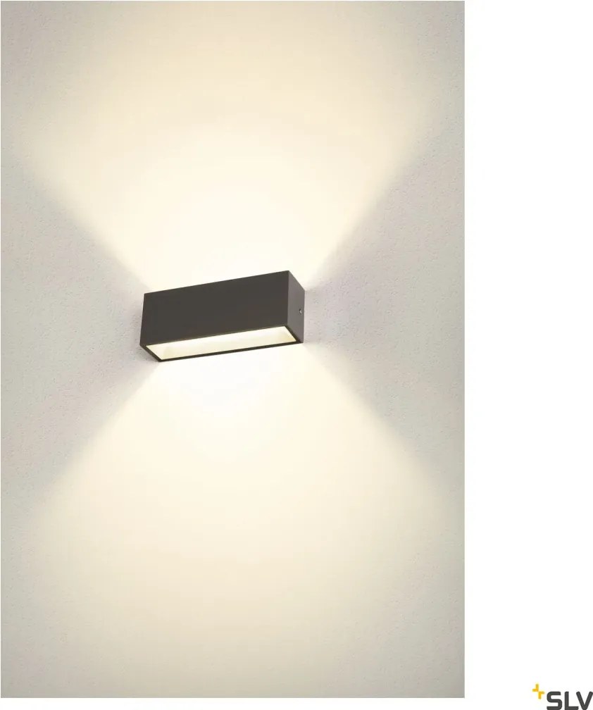 SLV 1005155 SITRA Modern Kültéri Fali Lámpa Antracit LED IP44