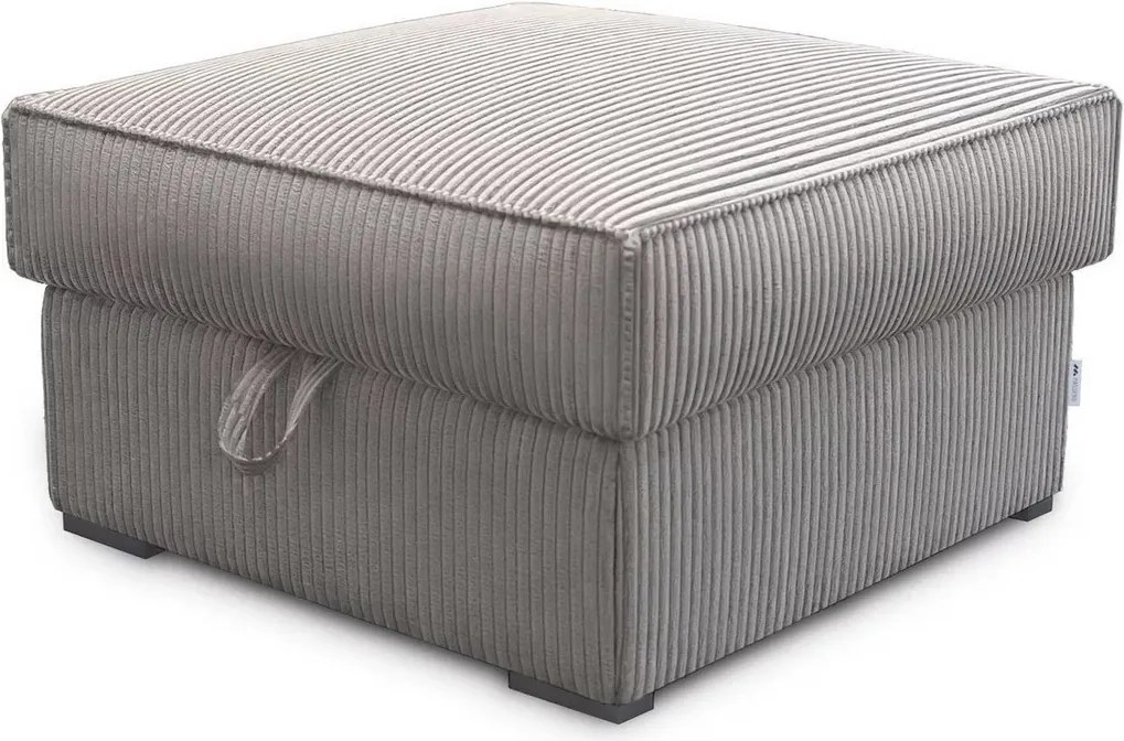 SMART COSARO XL puff tárolóval 71x71 cm, bézs