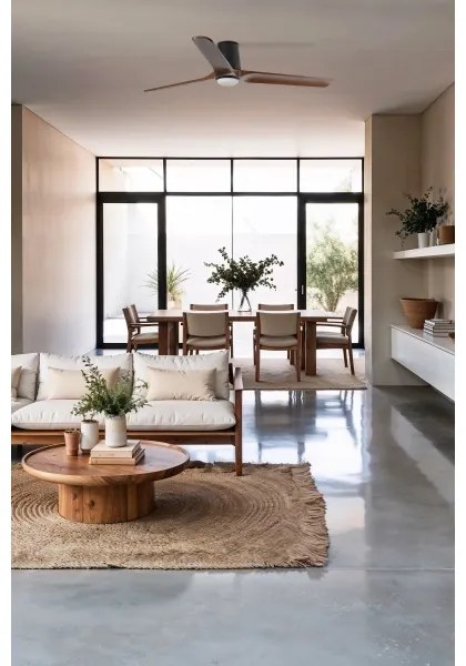 FARO 33839-1TW-LED HEYWOOD TUB L 10W/230V fenyő/fekete, átm.132 cm+DO