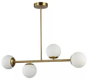 Bali 75 cm-es arany színű függesztett mennyezeti lámpa, E27-es foglalattal