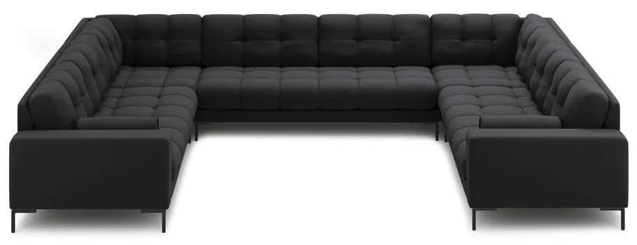 Sötétszürke sarokkanapé (U alakú) Bali – Cosmopolitan Design