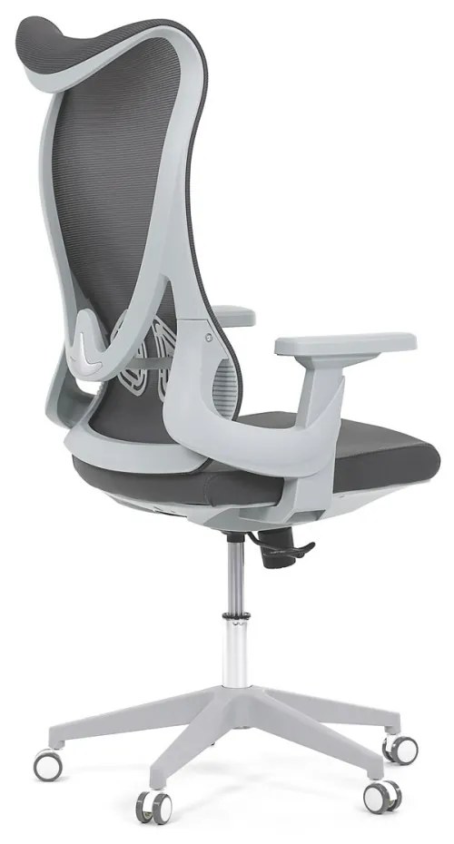 Scaun rotativ de birou gri cu design unic. KA-S248