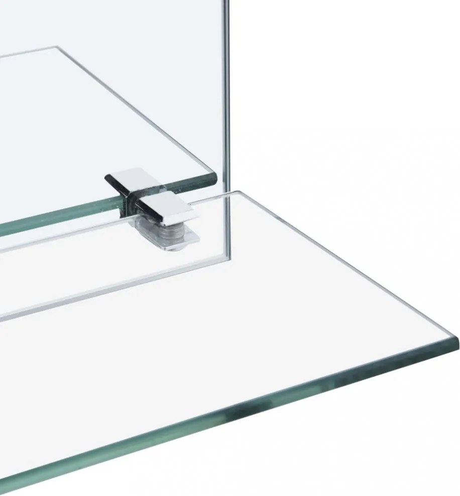 edzett üveg falitükör polccal 30 x 30 cm