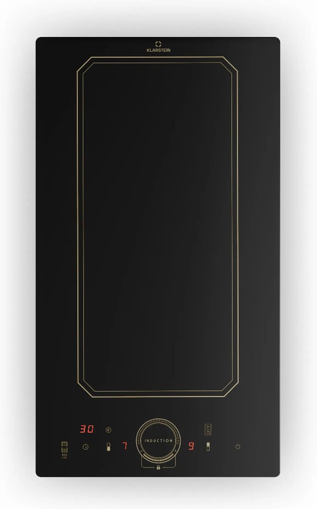 Klarstein Victoria Domino, beépített indukciós főzőlap, 3500 W, Flexzone, időzítő