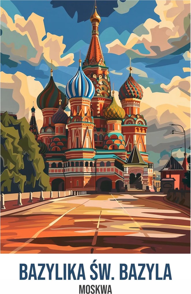 Poszter 75x100cm Szent Bazil-bazilika
