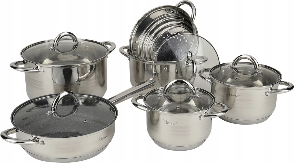 Edénykészlet Edények 11 db-os pároló Pat.Gránit