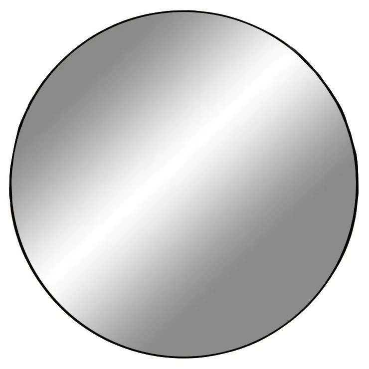 Jersey tükör acél, fekete, ø60 cm