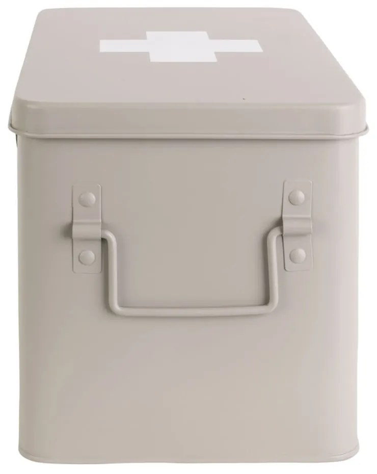 Medicine bézs fém gyógyszeres doboz, szélesség 31,5 cm - PT LIVING