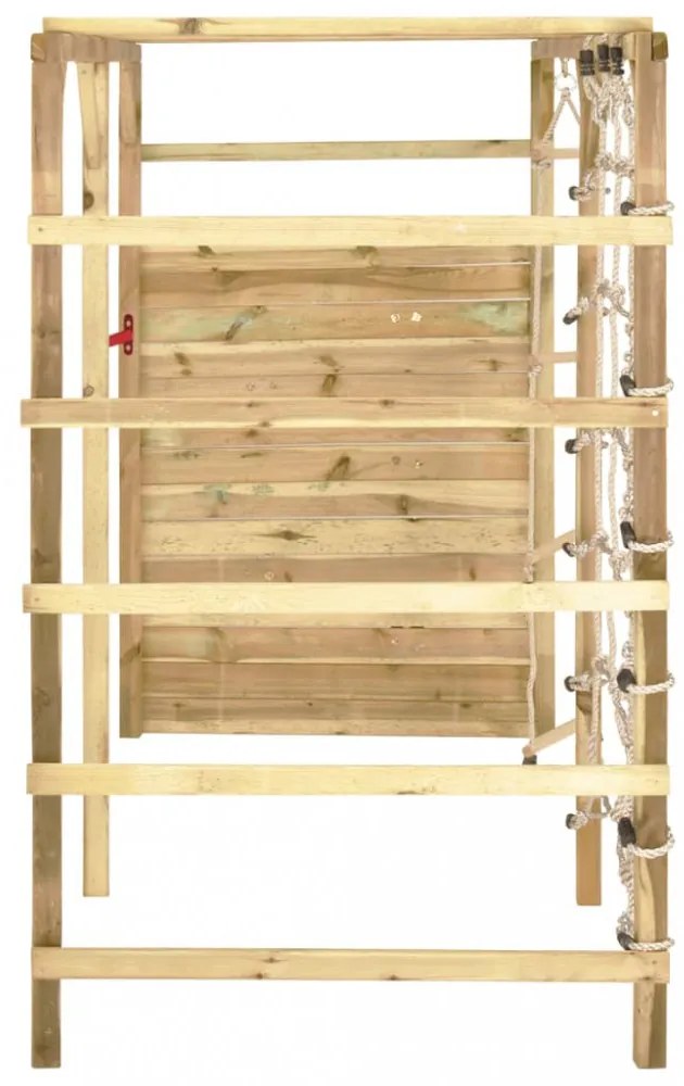 impregnált fenyőfa mászóka 240 x 100 x 170 cm