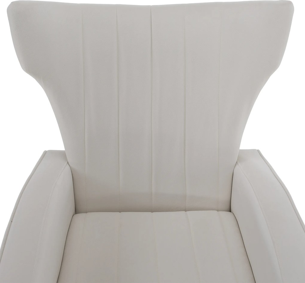 Relaxfotel, bézs Velvet szövet, BARET