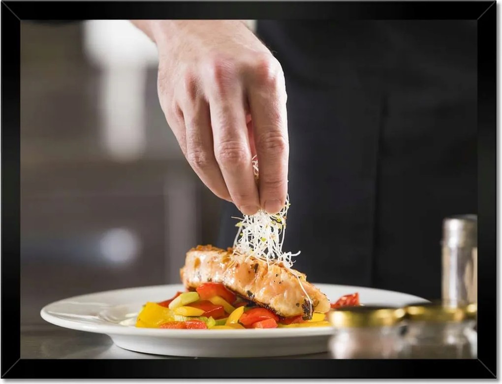 Poszterek keretben 40x30 Séf főétel