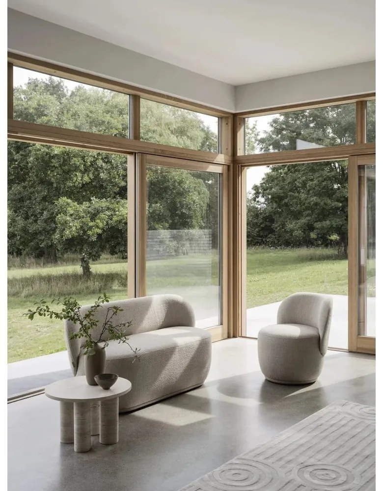 Kő kerek tárolóasztal ø 52 cm Volos – Blomus