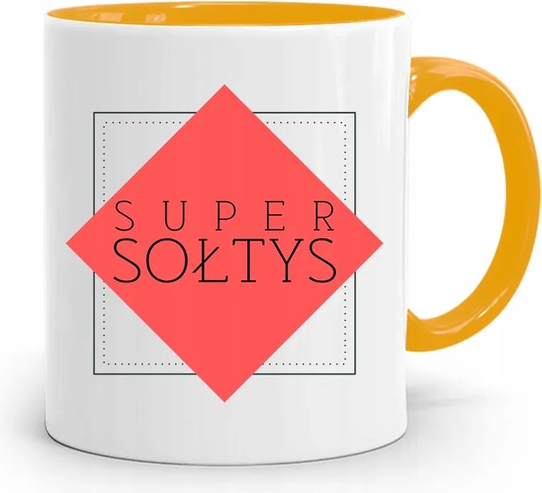 Soltésznak Sárga Szuper Soltész Bögre Ajándék fényképes nyomtatással