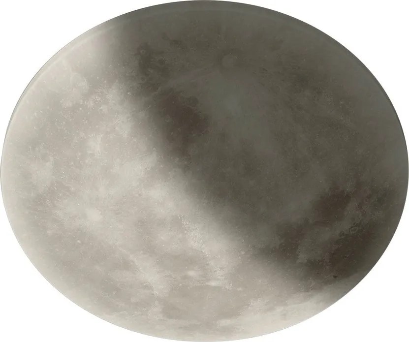Világosszürke LED gyerek mennyezeti lámpa akrilüveg búrával ø 40 cm Lunar – Trio