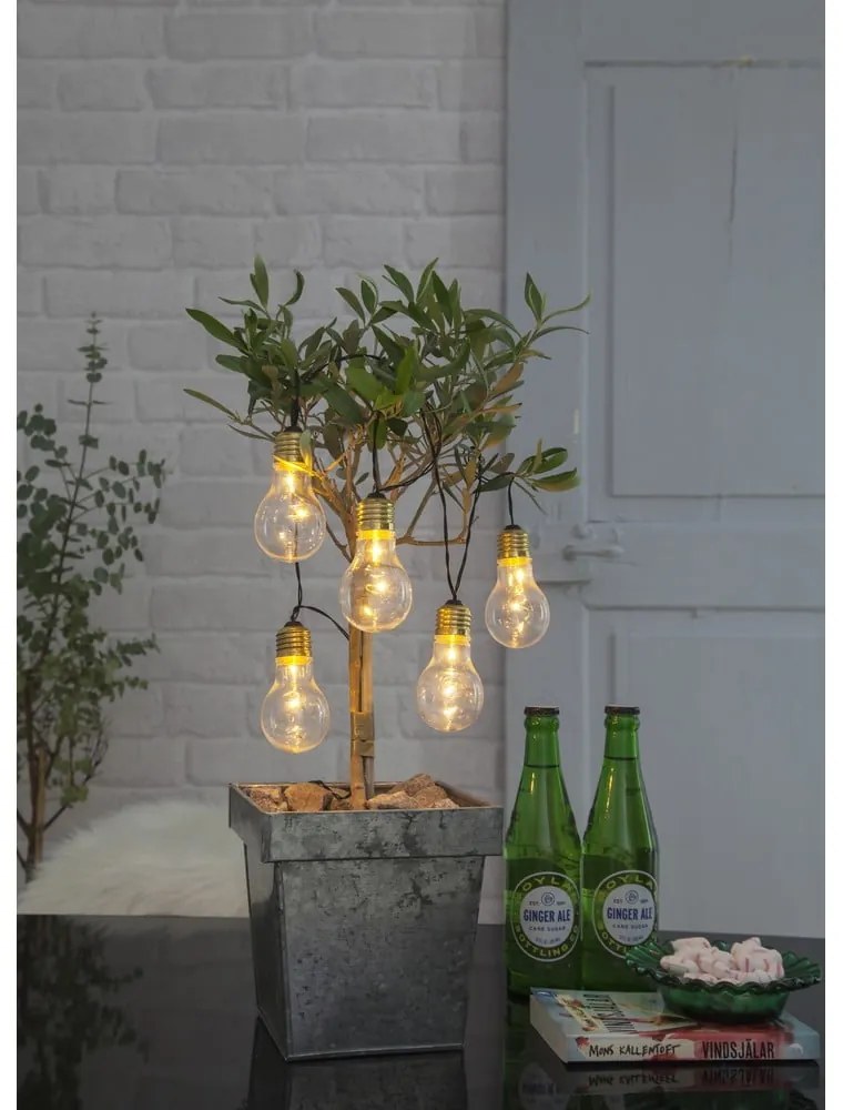 Glow fehér LED fényfüzér, hosszúság 1 m - Star Trading