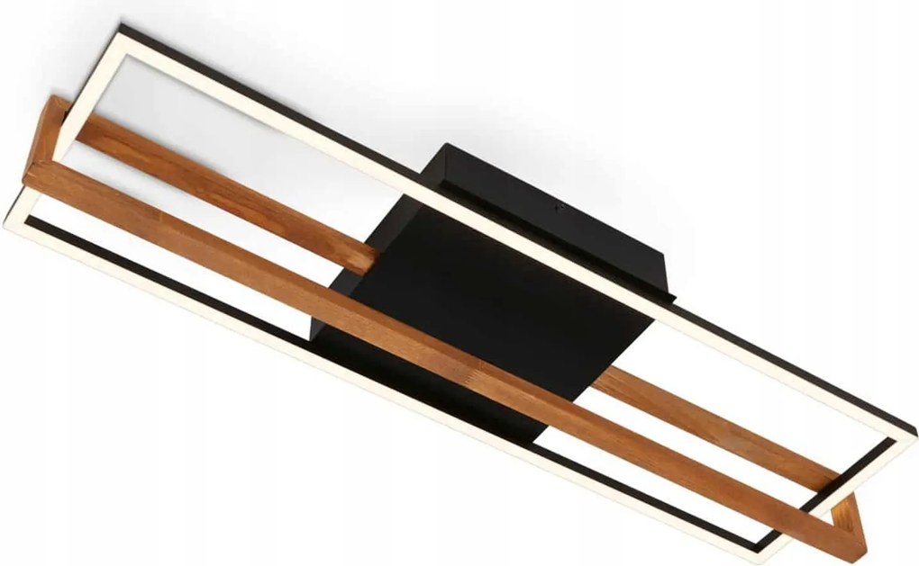 Led mennyezeti lámpa Briloner 73,5 cm 22W 2200lm 3000K fekete