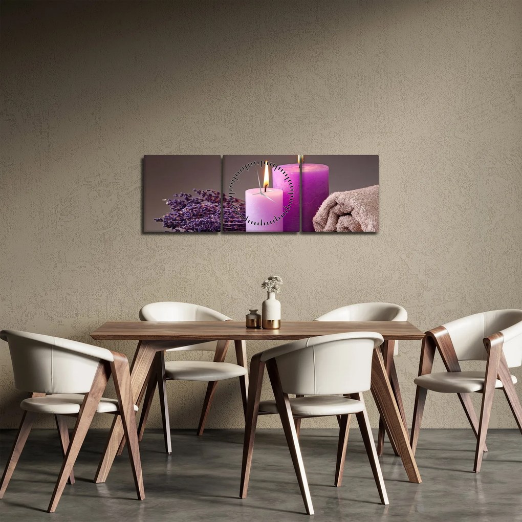 Kép spa dolgokról (órával) (90x30 cm)