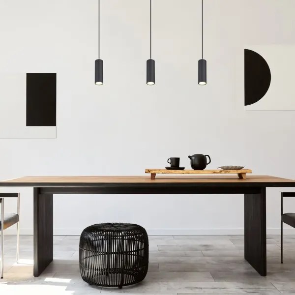 Globo 57911HB - ROBBY 1xGU10/35W/230V fekete függeszték