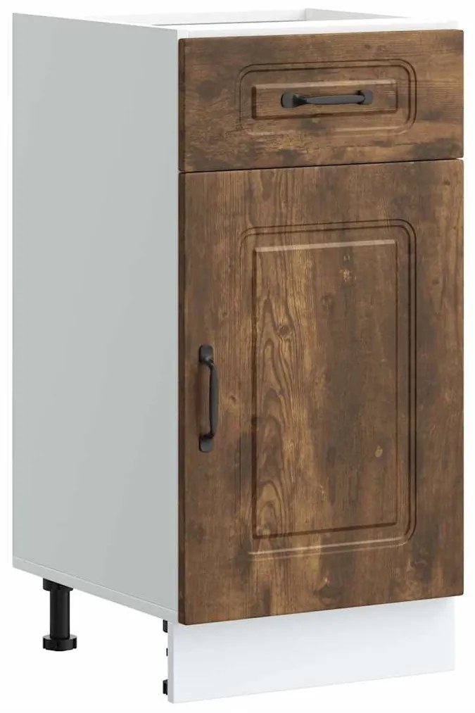 vidaXL Konyhai alapszekrény Kalmar füstölt tölgy műfa