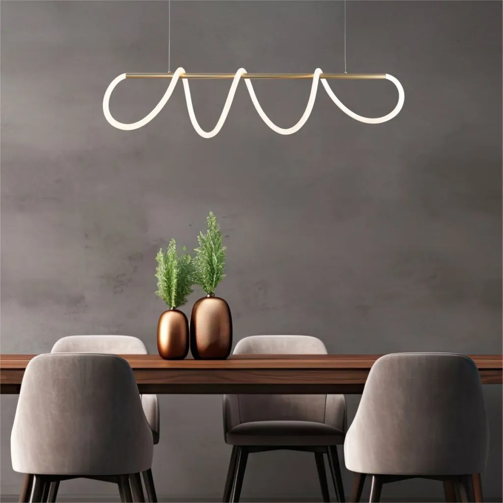 ZUMA LINE 20006PM-GD BALBO Modern Led Függesztett Lámpa Arany LED IP20