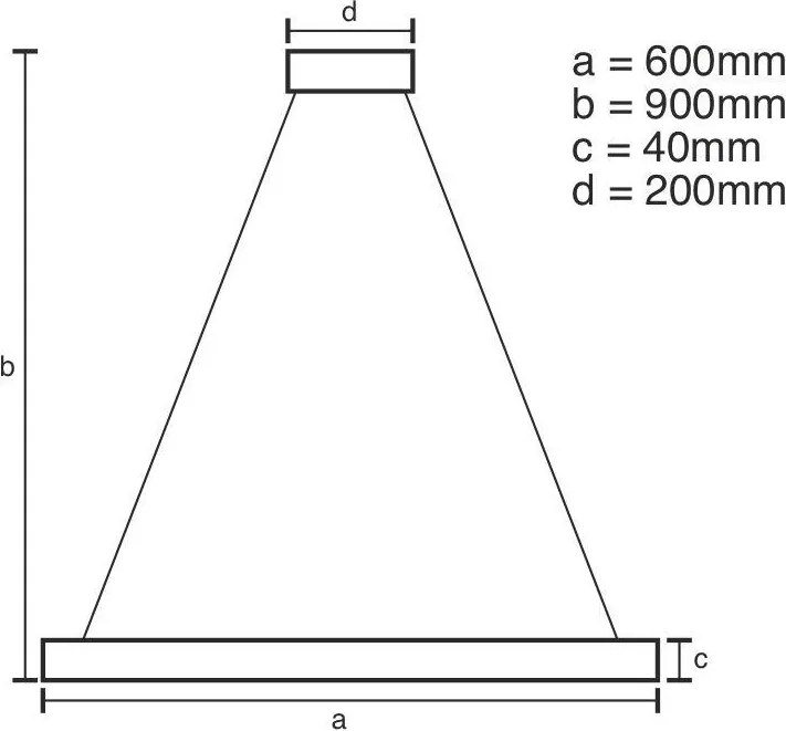 NEDES J4308-G Modern Led Függesztett Lámpa IP20