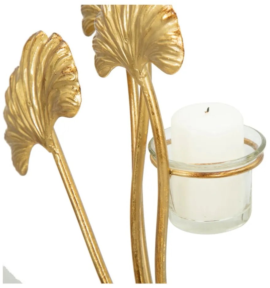 Iris aranyszínű gyertyatartó - Mauro Ferretti