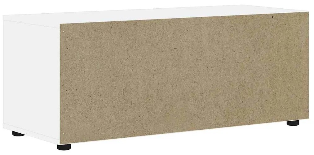 VISNES fehér szerelt fa TV-szekrény 100x40x38 cm