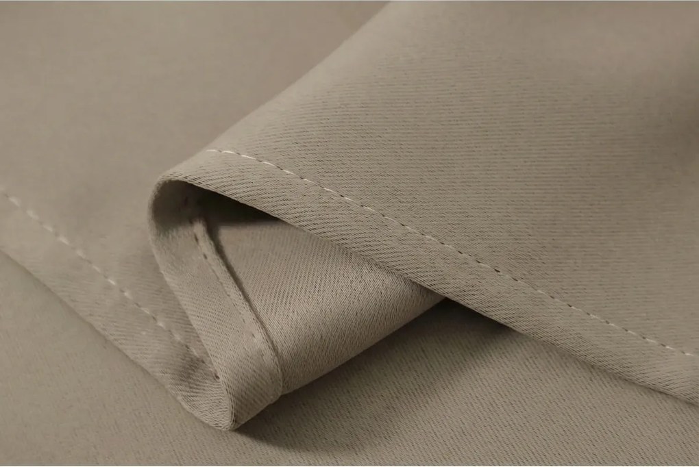 OXFORD bézs függöny 140x250 cm Felfüggesztés: Hullámos sínszalag