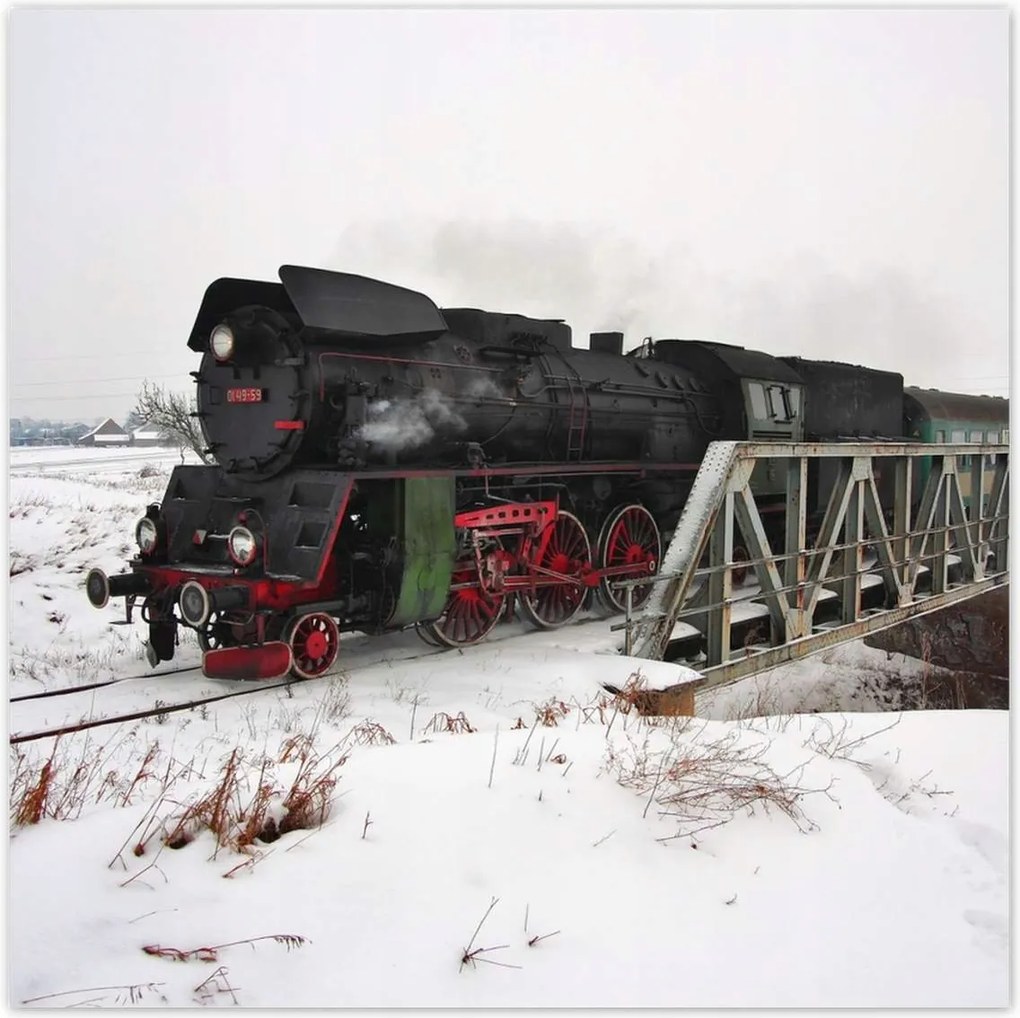 Poszterek 100x100 Gőzmozdony Ol 49-59