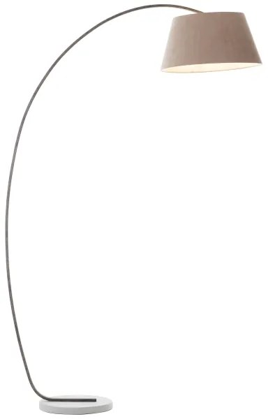 Brilliant - BROK állólámpa 1xE27/60W/230V taupe