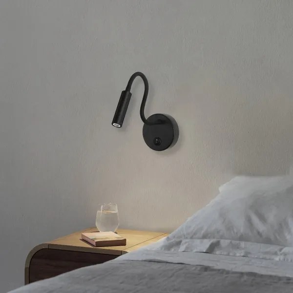 Brilagi - LED Rugalmas fali lámpa MAYA LED/3W/230V 4000K fekete