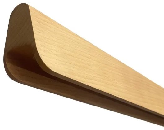 LED Csillár zsinóron LED/22W/230V 4000K 120 cm bükkfa/tömör fa