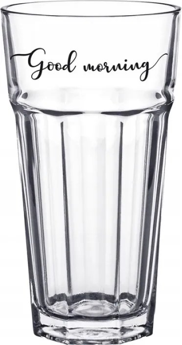 Magas pohár Good morning felirattal 320 ml