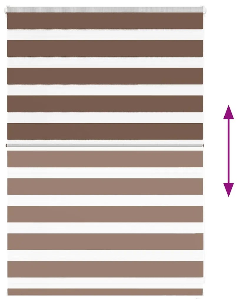 zebrafüggönnyel barna szövetszélesség 110,9 cm poliészter