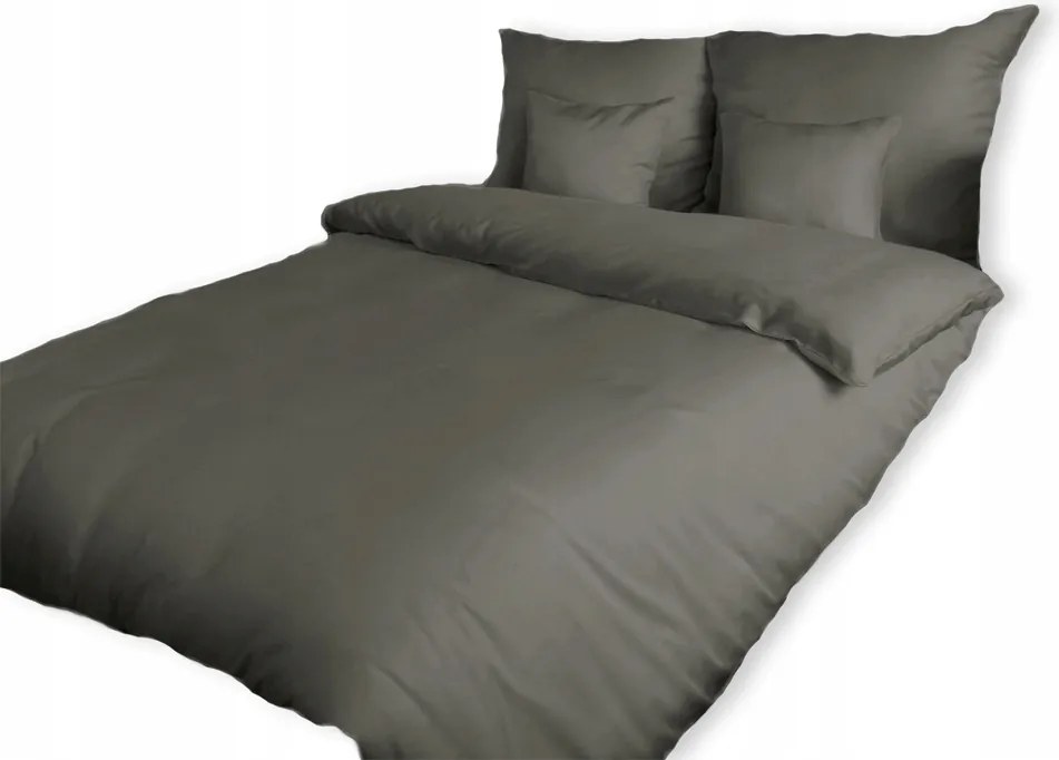 Pamut szatén ágyneműhuzat 140x200 Világos Szürke Darymex