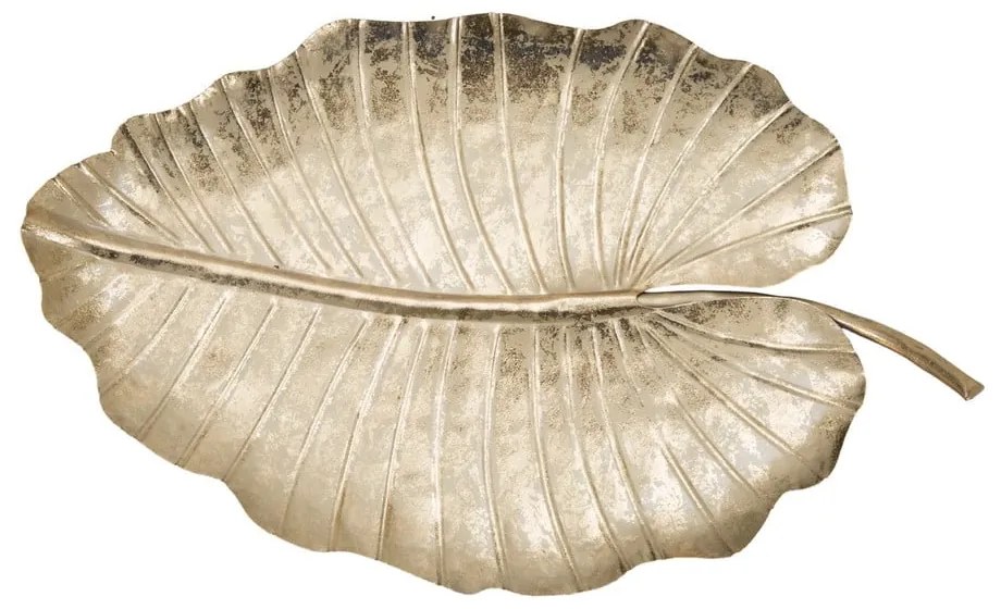 Leaf aranyszínű dekoráció, 35,5 x 23 cm - Mauro Ferretti