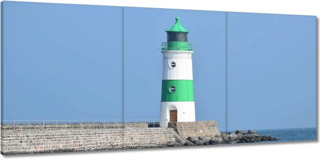 Vászonkép 150x70 Világítótorony Tenger