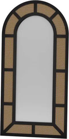 Latice tükör, fekete, 90 cm
