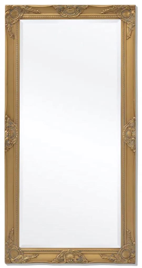 vidaXL Barokk stílusú fali tükör 120x60 cm arany