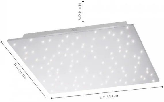 Leuchten Direkt 14671-55 - LED Dimmelhető lámpa SPARKLE LED/18W/230V + távirányító
