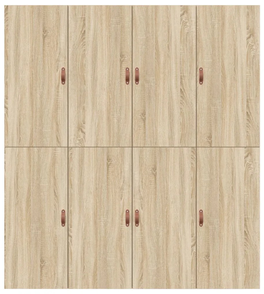 Ágykeret tárolóval sonoma tölgy 200 x 200 cm Faanyag