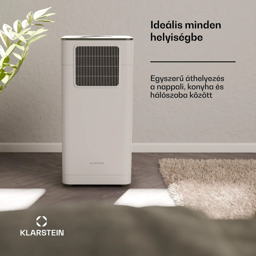 Breeze Box 7K Smart PAC légkondicionáló, 3 az 1-ben üzemmód, Intelligens vezérlés, 25 m²-ig, 24 órás időzítő, mobil