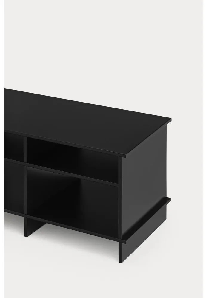 Fekete TV-állvány 180x50x40 cm Inari – Teulat