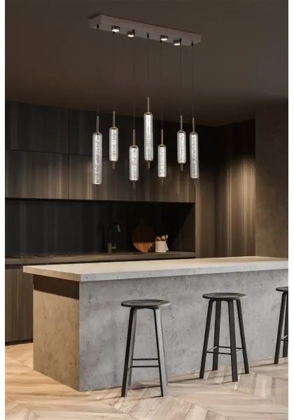 Searchlight 76210-7CL - CATTAIL LED dimmelhető kábeles függeszték LED/33W/230V