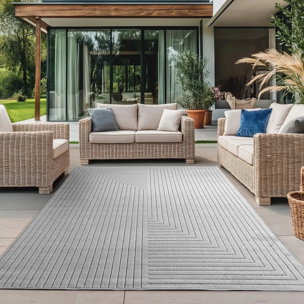Szürke kültéri-beltéri szőnyeg 280x370 cm Nova 1202 – Ayyildiz Carpets