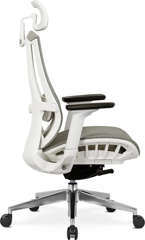 Forgószék ergonomikus kialakítással, bézs színben. SKY