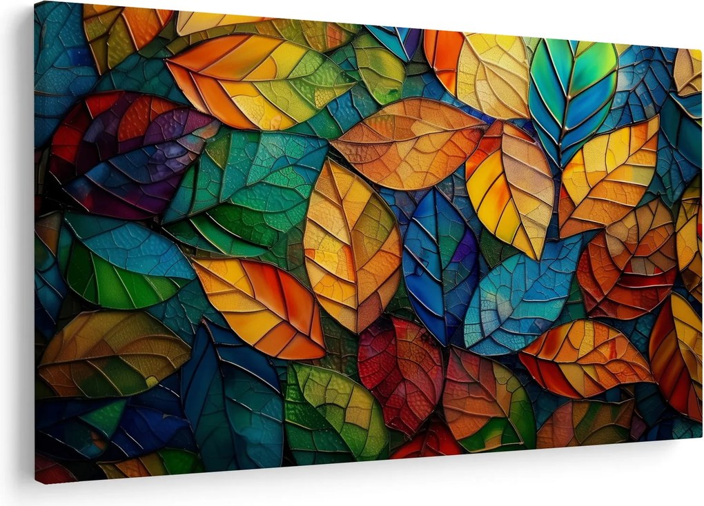 Kép - Levélmozaik (90x60 cm)