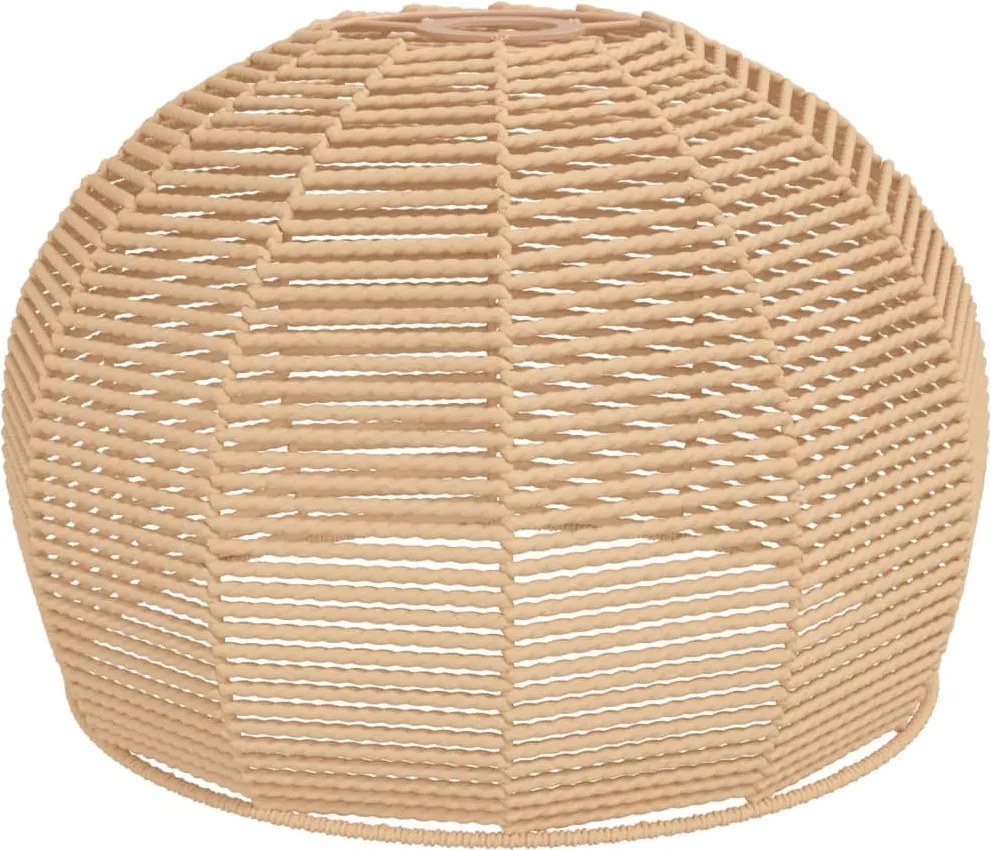 vidaXL vas és papír mennyezeti lámpaernyő Ø36 x 26 cm