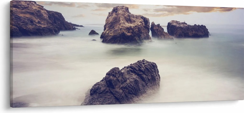 Sziklák a ködben képe (120x50 cm)